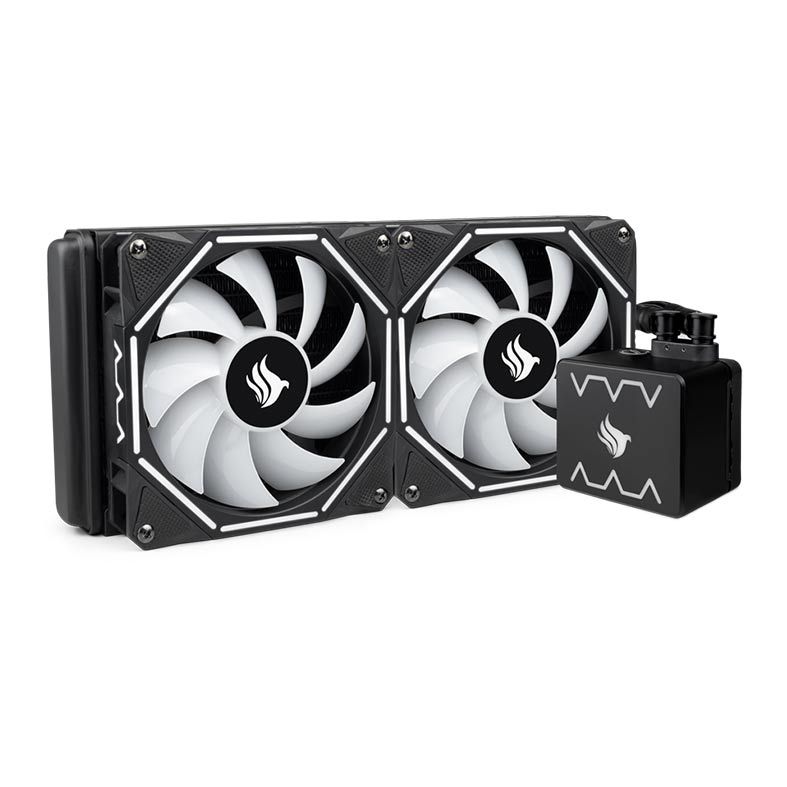 Water Cooler Pichau Gaming Aqua 240 Led Branco, PGAQ-01-240