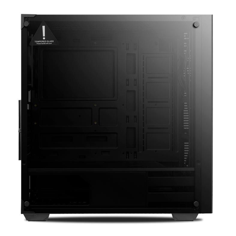Gabinete Gamer Pichau Dragoon Lateral de Vidro, PGD-01 BLACK