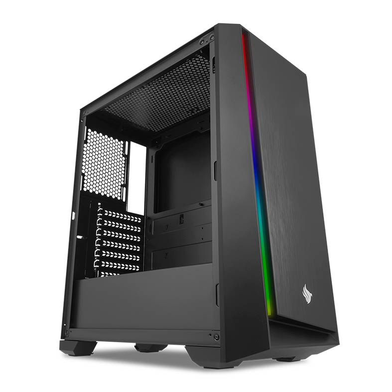 Gabinete Gamer Pichau Dragoon R LED RGB Lateral em Vidro Temp, PGDR-01-RGB
