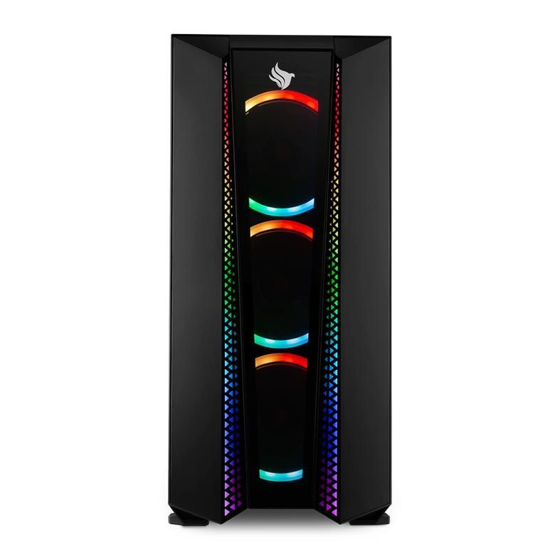 Gabinete Gamer Pichau Frillback X RGB Lateral Vidro, PGF-X01