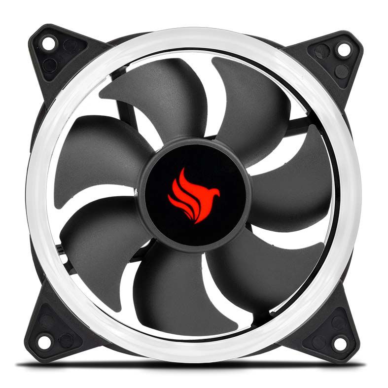 Ventoinha Pichau Gaming Feather 120mm Branco, PGFEA-WHITE