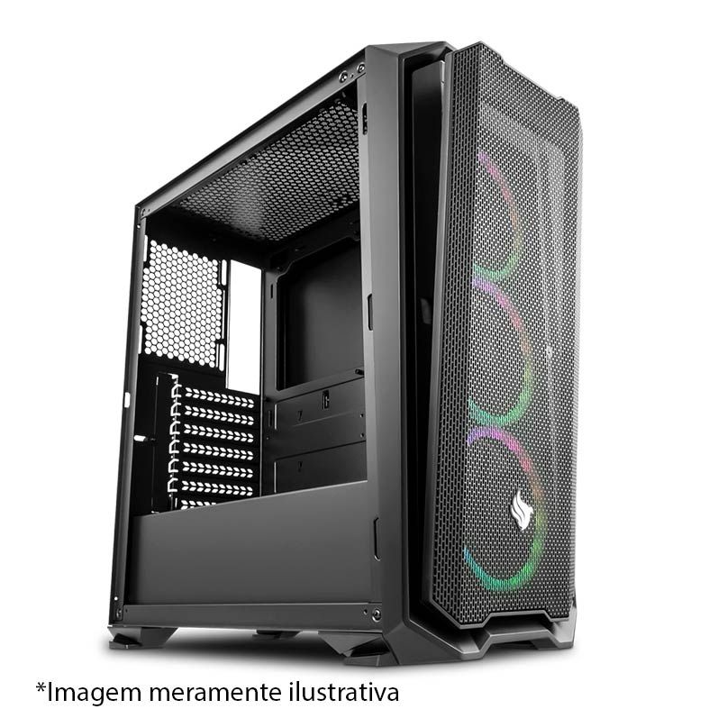 Gabinete Gamer Pichau Gadit Lateral em Vidro Temp, PGG-01R