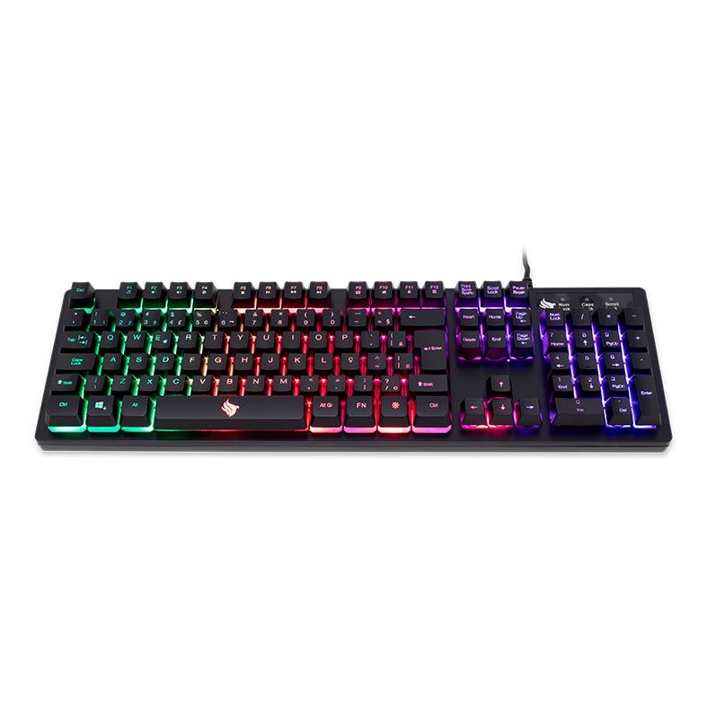 Teclado Gamer Pichau P421 RGB Rainbow, PGK-P421-RGB