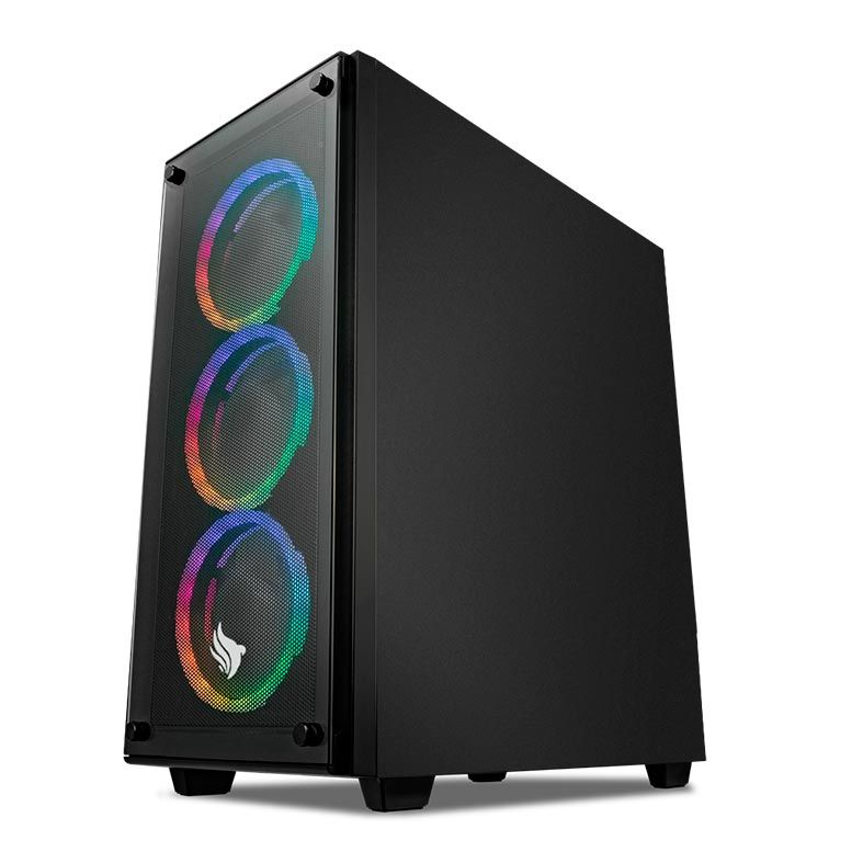 Gabinete Gamer Pichau Kazan RGB Lateral/Frontal de Vidro, PGKZ-01 RGB