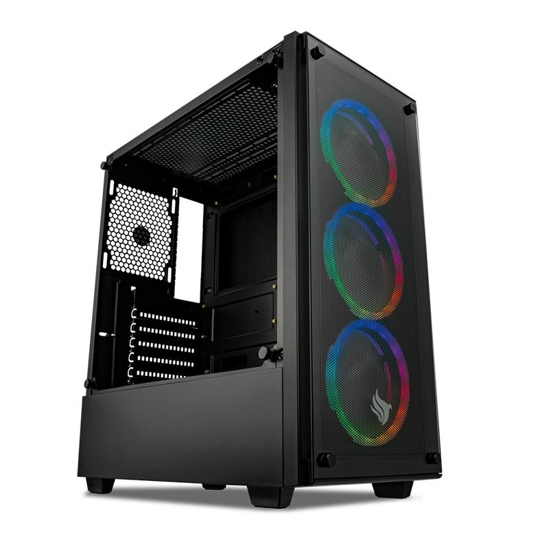 Gabinete Gamer Pichau Kazan RGB Lateral/Frontal de Vidro, PGKZ-01 RGB