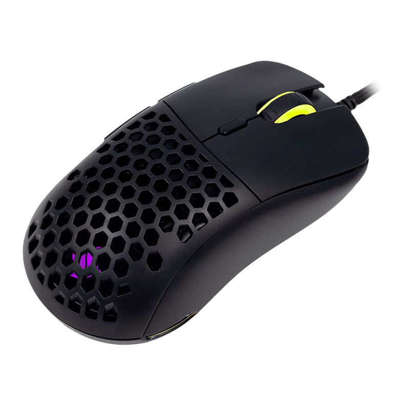 Mouse Gamer Pichau Hive S, RGB, 16000DPI, 6 Botoes. Preto, PGM-HVSRGB-BLK