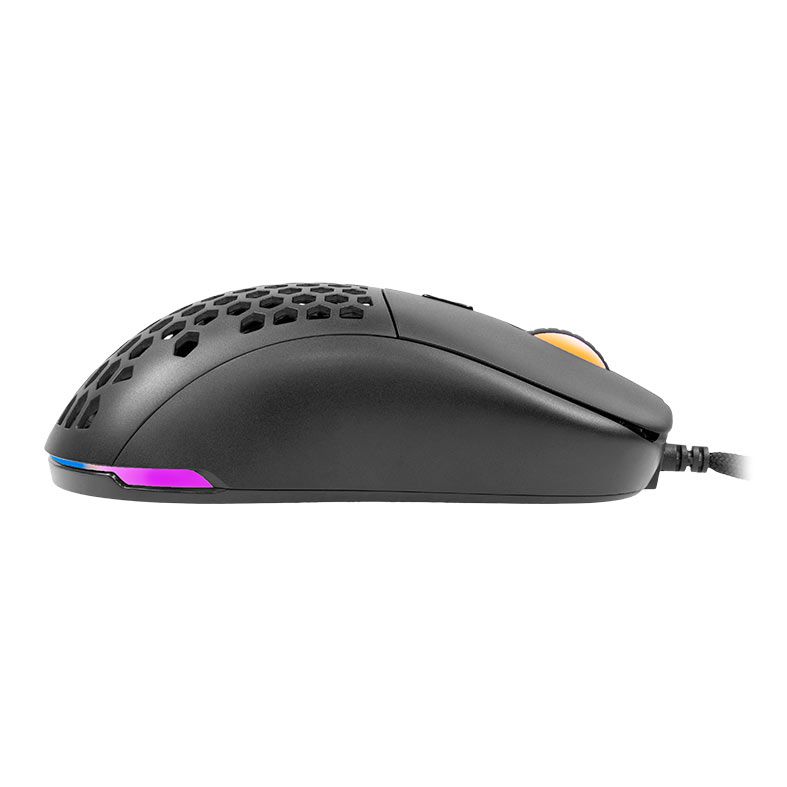 Mouse Gamer Pichau Hive S, RGB, 16000DPI, 6 Botoes. Preto, PGM-HVSRGB-BLK