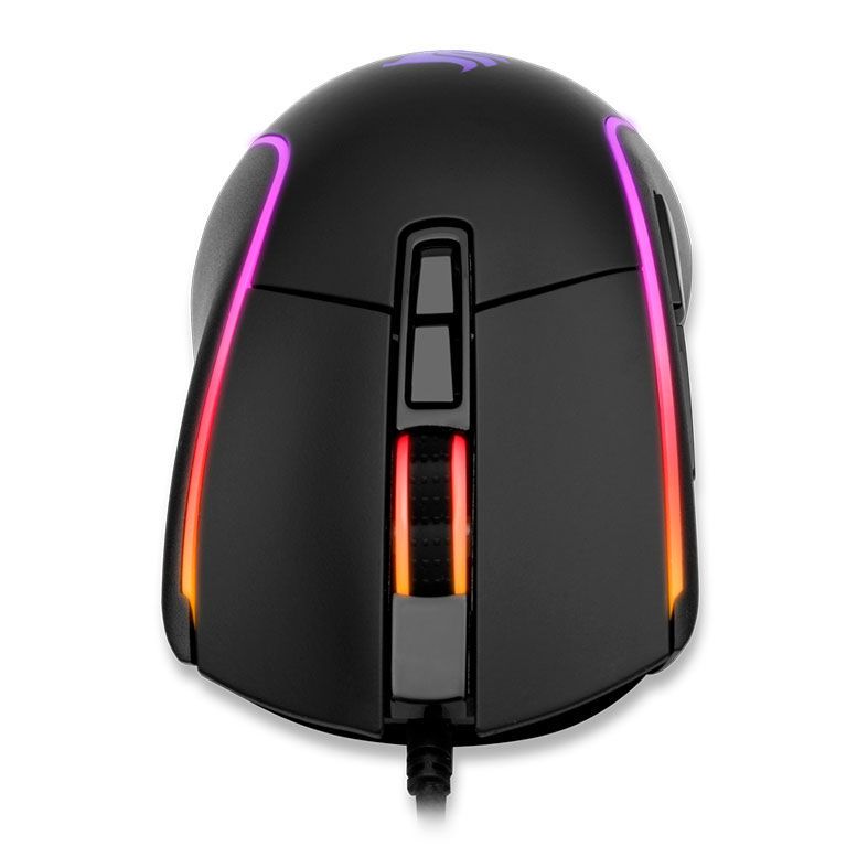 Mouse Gamer Pichau P301 RGB 4000DPI Preto, PGM-P301-RGB