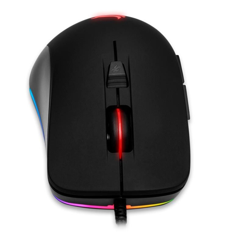Mouse Gamer Pichau P501 RGB 10000DPI Preto, PGM-P501-RGB