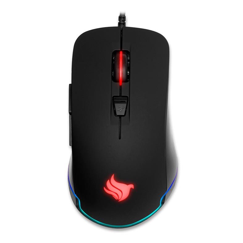 Mouse Gamer Pichau P501 RGB 10000DPI Preto, PGM-P501-RGB