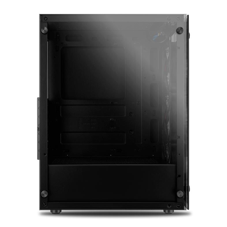 Gabinete Gamer Pichau Magpie III Led Vermelho Lateral/Frontal Vidro, PGMA-03-RED