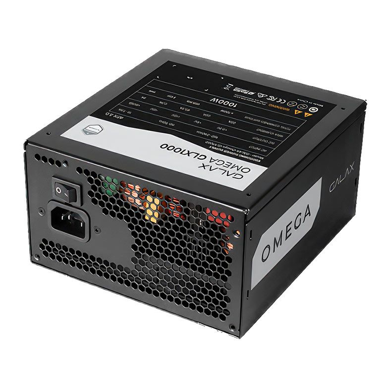 Fonte Galax Omega GLX1000, 1000W, ATX 3.0, PCIe 5.0, Full-Modular, Cybenetics Platinum, PGO1AGPFNAFB0