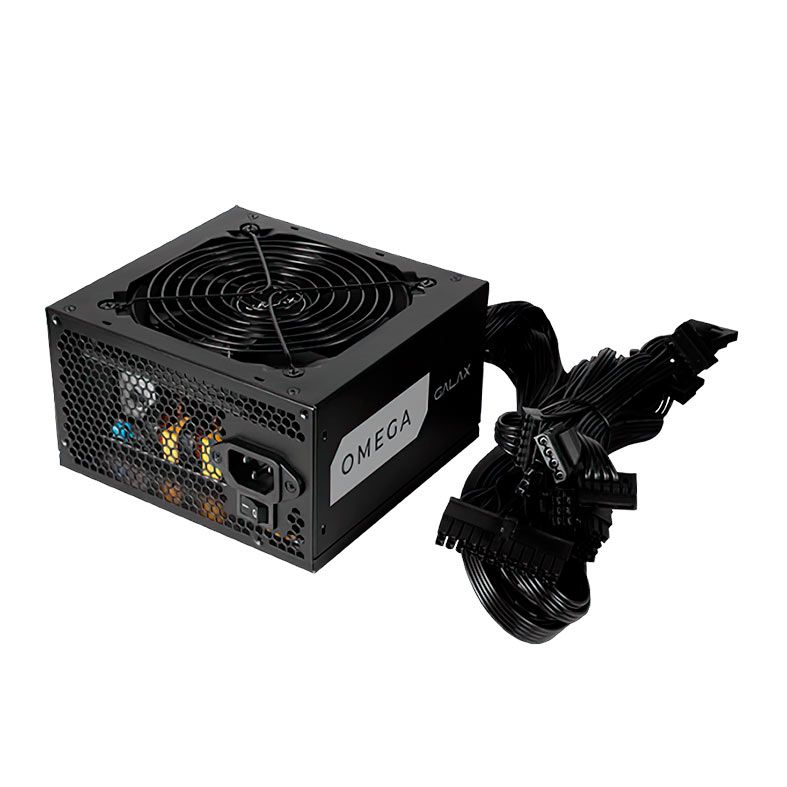 Fonte Galax Omega GL500S, 500W, Cybenetics Bronze, Preto, PGO50BOTNATB0
