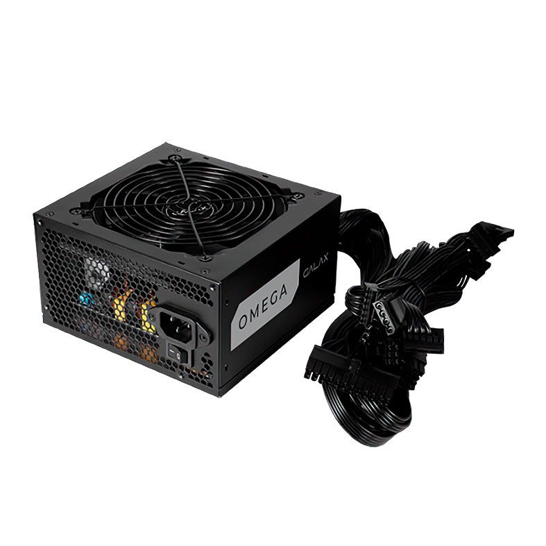 Fonte Galax Omega GL650S, 650W, Cybenetics Bronze, Preto, PGO65BOTNATB0