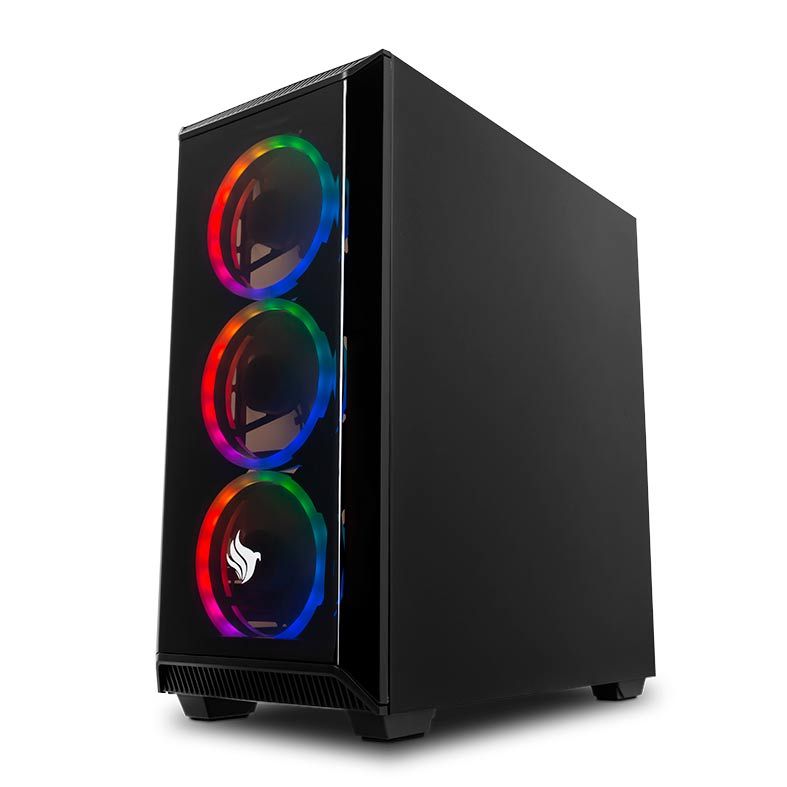 Gabinete Gamer Pichau Rostock LED RGB, Lateral Vidro Temperado, PGR-01RGB