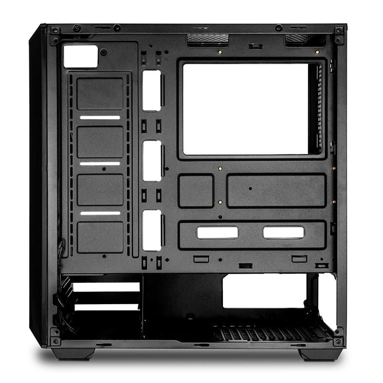 Gabinete Gamer Pichau Rostock LED RGB, Lateral Vidro Temperado, PGR-01RGB