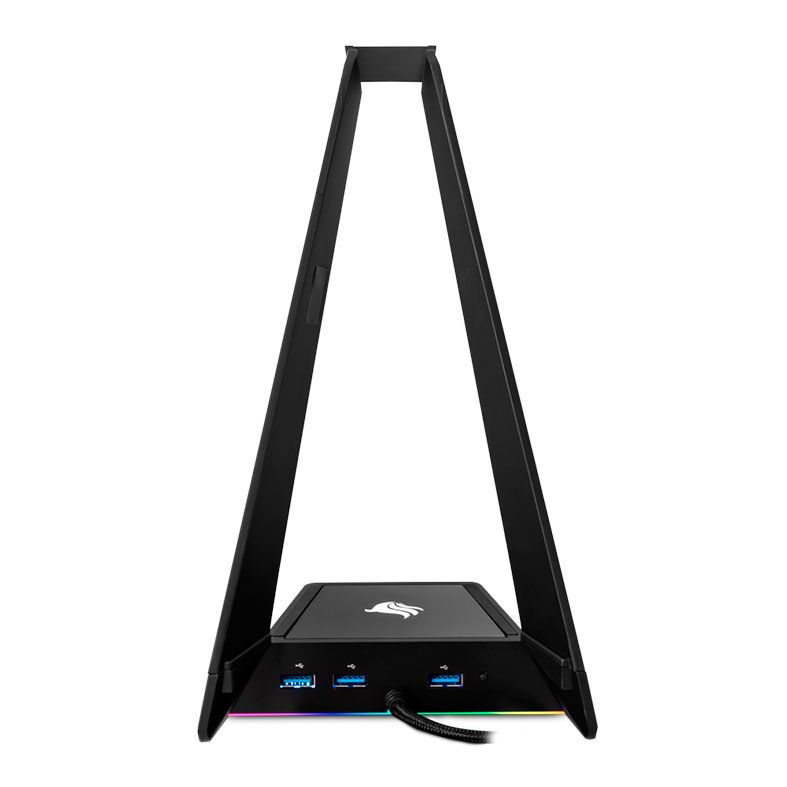 Suporte para Headset Pichau PGS 100 RGB HUB USB3.0, PGS-100-RGB