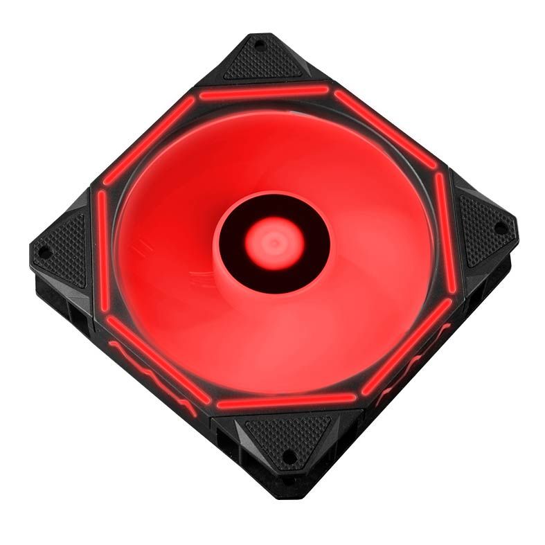 Ventoinha Pichau Gaming Wave 120R Led Vermelho, PGW120-RED