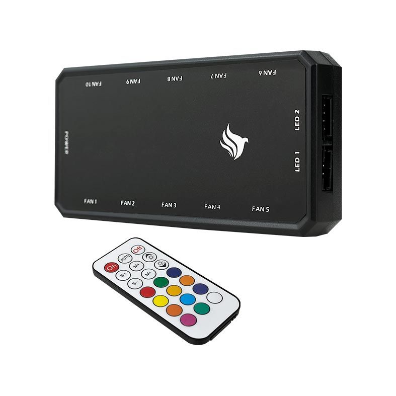 Kit Ventoinhas Pichau Gaming Wave RGB 3x120mm + Controladora, PGW120-RGB-KIT