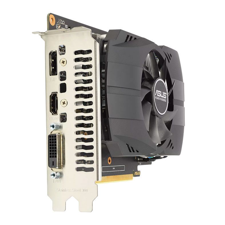 Placa de Video Asus GeForce GTX 1650 Phoenix EVO, 4GB, GDDR6, 128-bit, PH-GTX1650-4GD6-P-EVO
