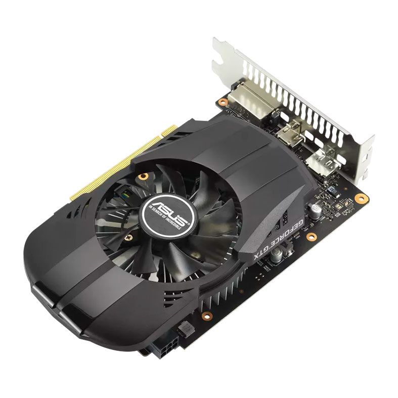 Placa de Video Asus GeForce GTX 1650 Phoenix OC, 4GB, GDDR6, 128-bit, PH-GTX1650-O4GD6-P-EVO