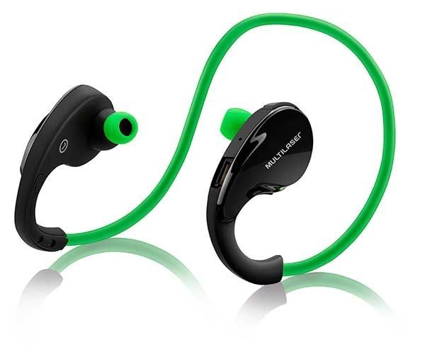 Fone de Ouvido Multi Bluetooth Sport Verde, PH184