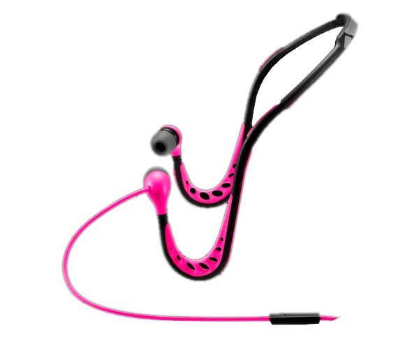 Fone de ouvido Pulse By Multi Preto como Rosa Sport Earhook , PH201