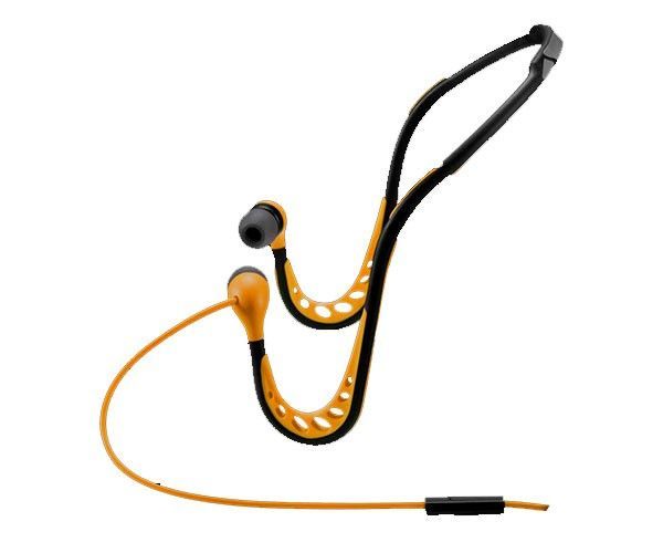 Fone de ouvido Pulse By Multi Preto como Amarelo Sport Earhook , PH203