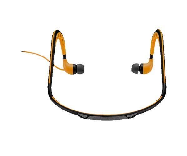 Fone de ouvido Pulse By Multi Preto como Amarelo Sport Earhook , PH203