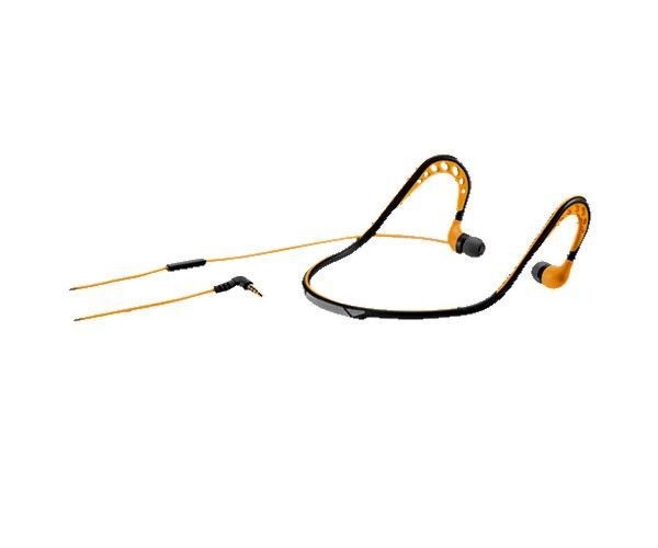 Fone de ouvido Pulse By Multi Preto como Amarelo Sport Earhook , PH203