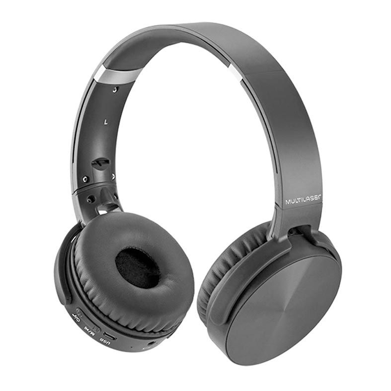 Fone de Ouvido Multi Bluetooth/SD/AUX/FM Preto, PH264