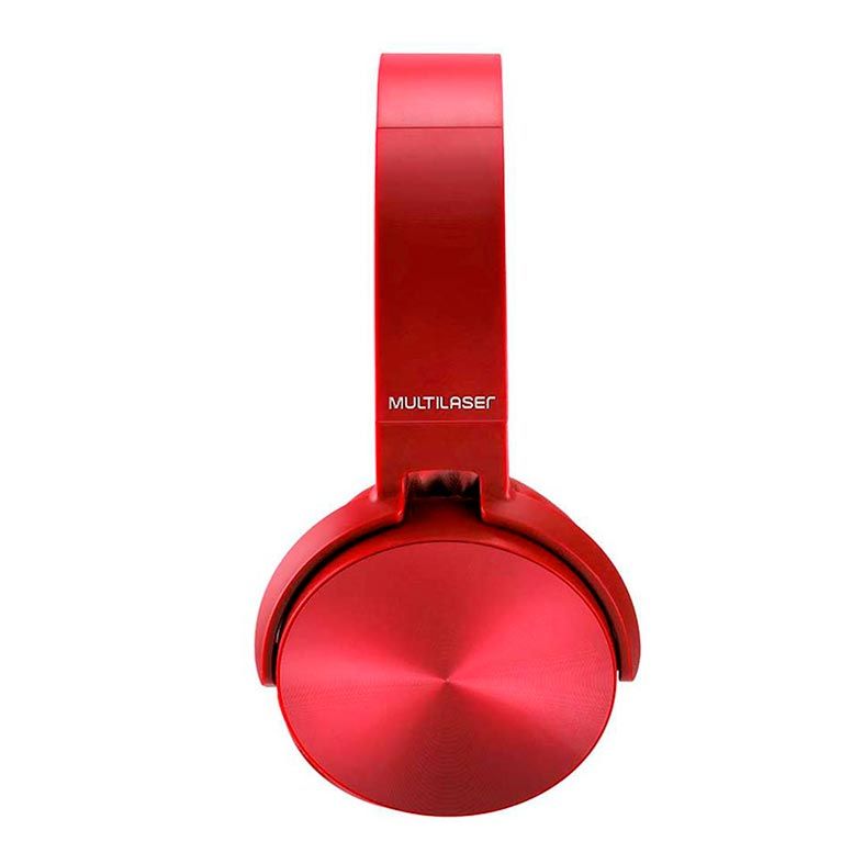 Fone de Ouvido Multi Bluetooth/SD/AUX/FM Vermelho, PH266