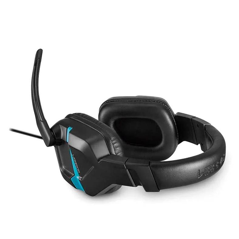 Headset Gamer Multi Warrior Askari Preto/Azul, PH292