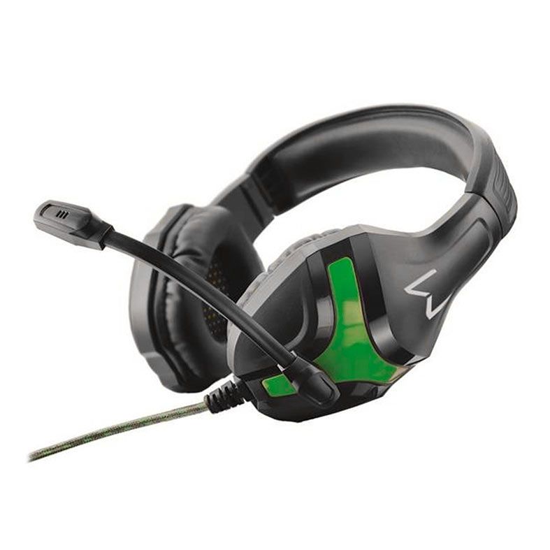 Headset Gamer Multi Warrior Harve Preto/Verde, PH298