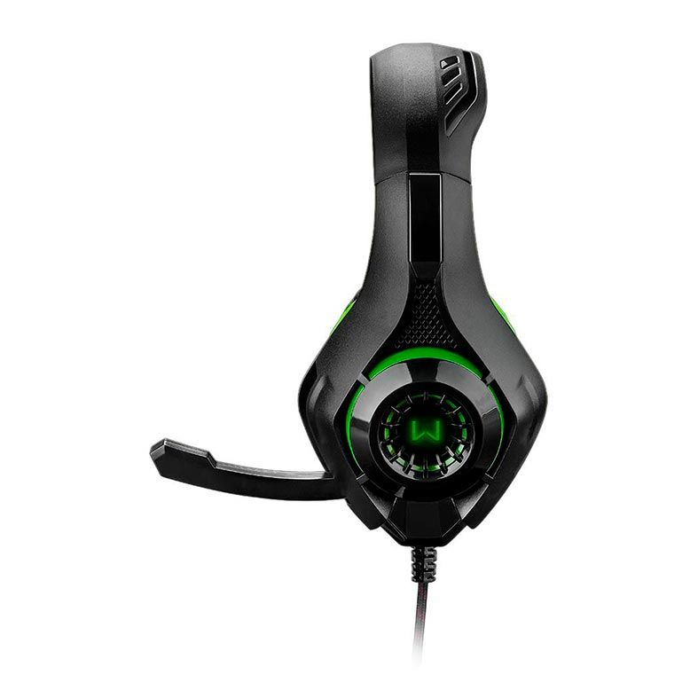 Headset Gamer Multi Warrior Rama XONE/PS4/PC Preto/Verde, PH299