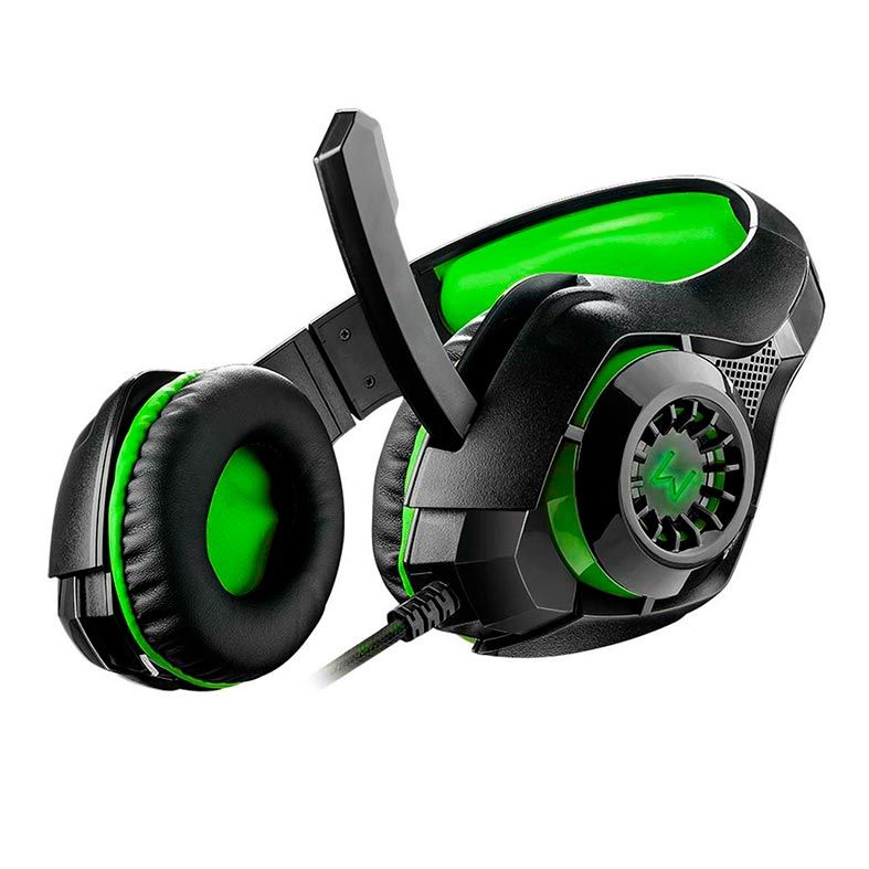 Headset Gamer Multi Warrior Rama XONE/PS4/PC Preto/Verde, PH299