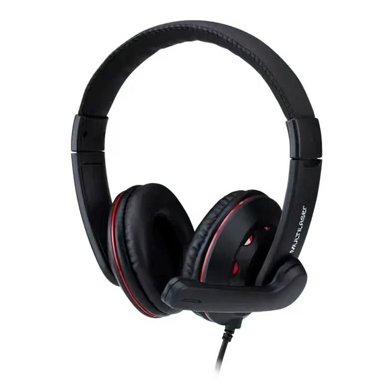 Headset Gamer Multi Preto/Vermelho, PH334