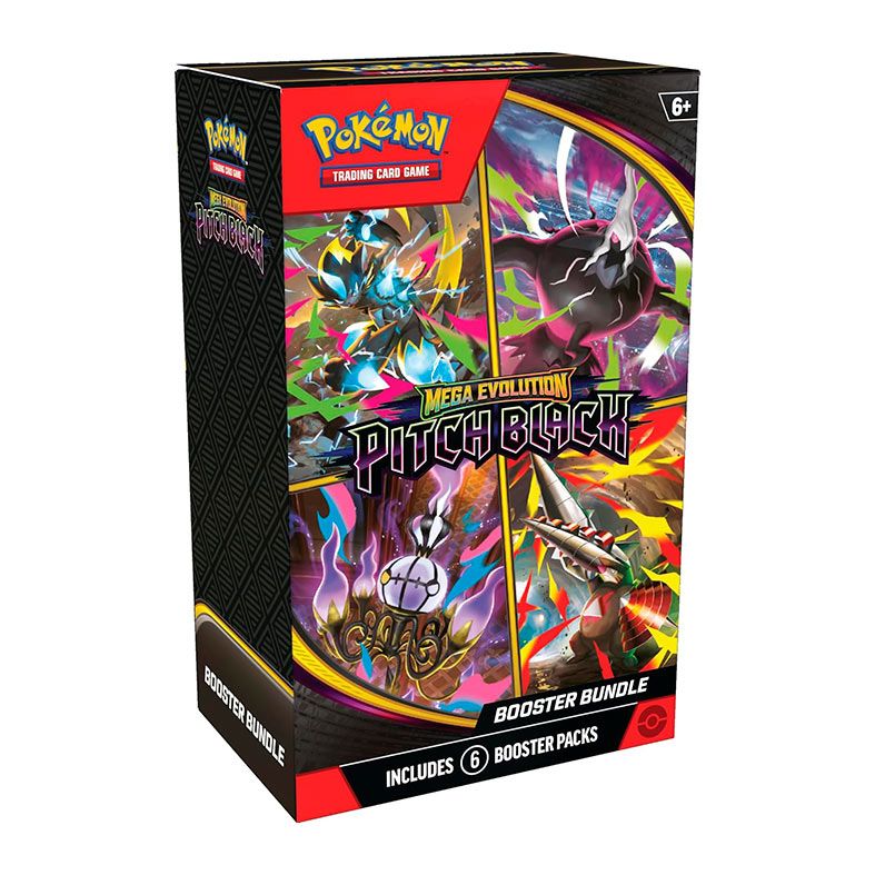 Pokémon TCG, Mega Evolution Pitch Black, Booster Bundle, Inglês, 66 cartas, PKM181