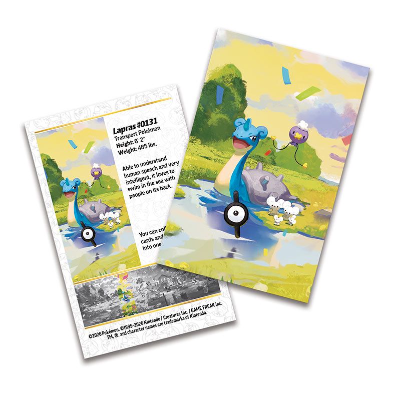 Pokémon TCG, 30th Mini Tins, Lapras Day, 20 cartas, Inglês, PKM212