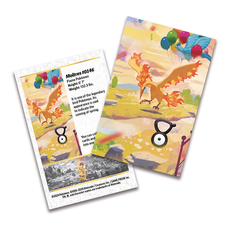 Pokémon TCG, 30th Mini Tins, Moltres Day, 20 cartas, Inglês, PKM213