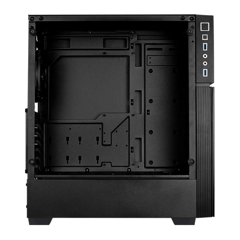 Gabinete AeroCool Playa RGB Preto Lateral/Frontal Vidro, PLAYA-G-BK-V1