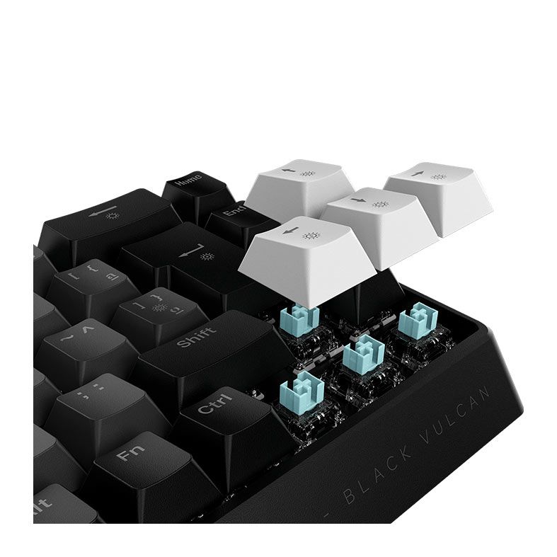 Teclado Magnetico Pcyes Gamma Black Vulcan, RGB, Switch Rapid Trigger, Preto, PMGMBV-317930