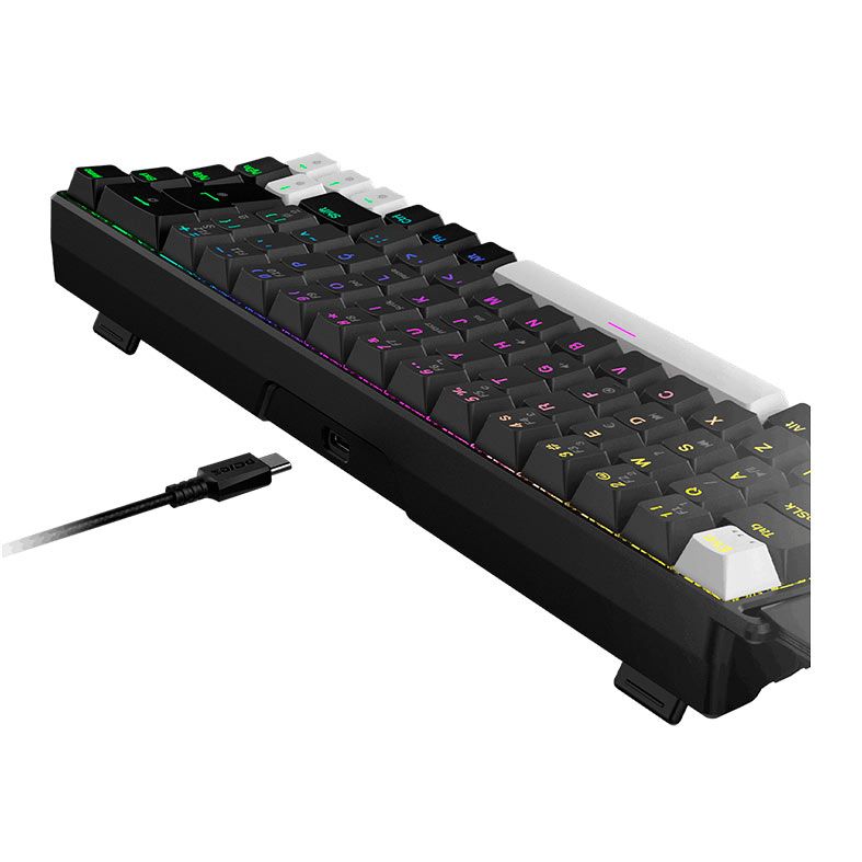 Teclado Magnetico Pcyes Gamma Black Vulcan, RGB, Switch Rapid Trigger, Preto, PMGMBV-317930