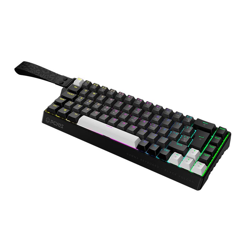 Teclado Magnetico Pcyes Gamma Black Vulcan, RGB, Switch Rapid Trigger, Preto, PMGMBV-317930