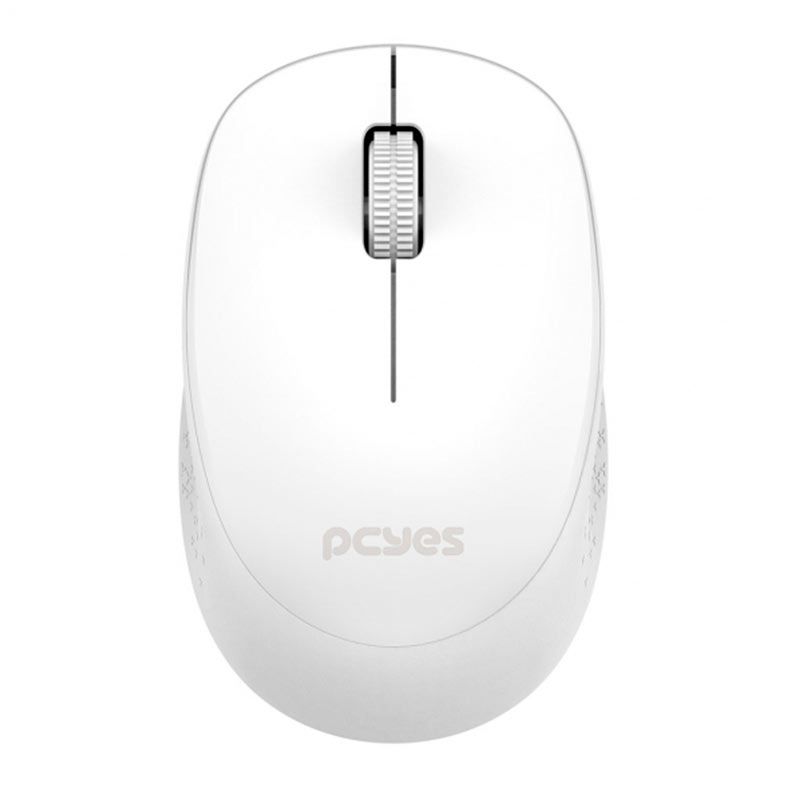Mouse Pcyes Mover, Wireless, 1600DPI, Branco, PMMWSCW
