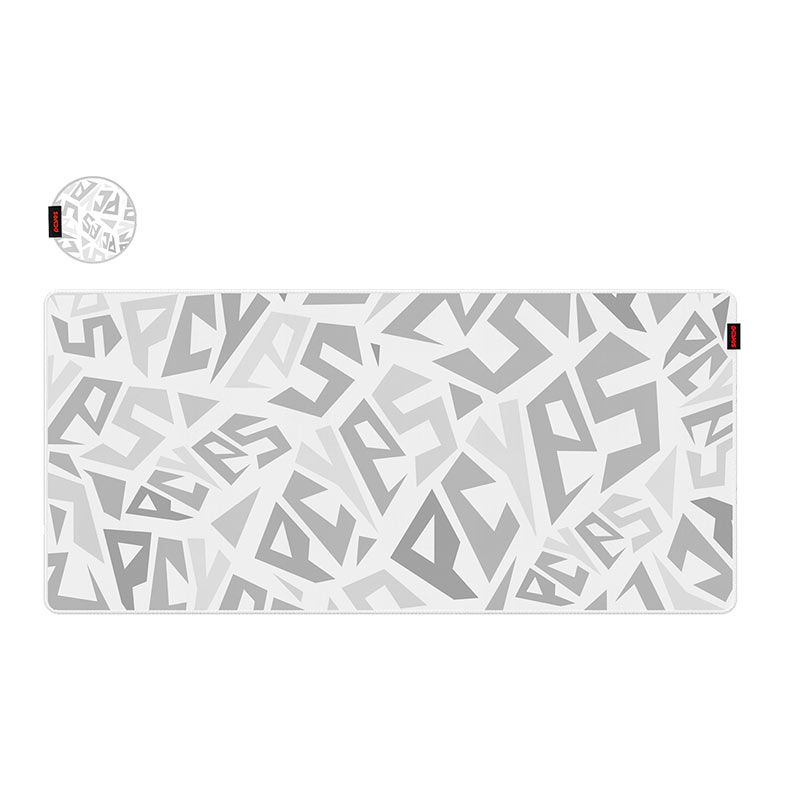 Mousepad Gamer PCYes Signature Extended White Ghost, Extra Grande, 900x420x3mm, Branco, PMS90X42WG