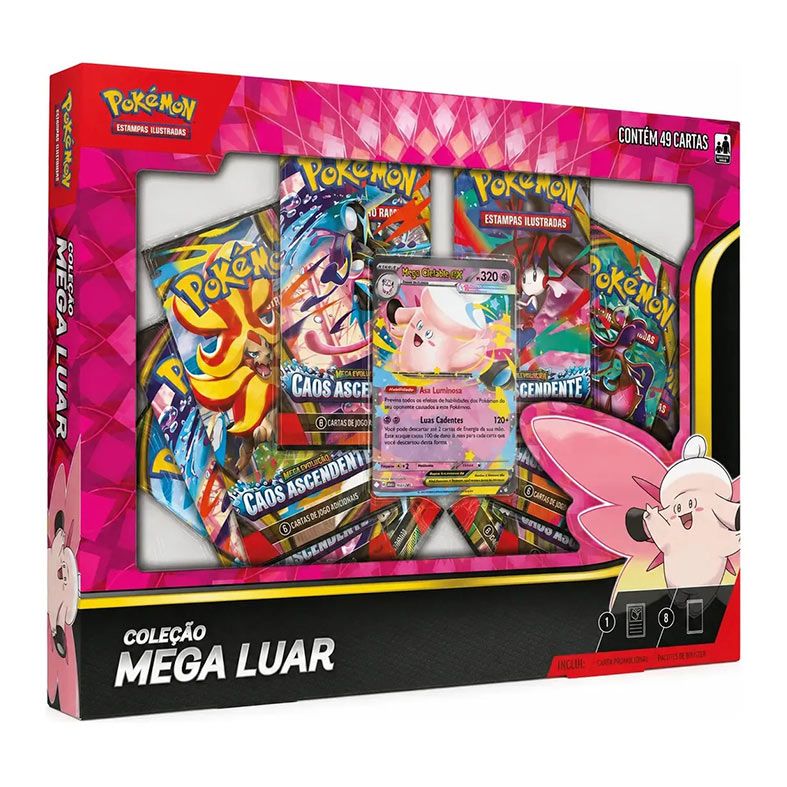 Pokémon TCG, Coleção Mega Luar do Pokémon, 48 cartas, POK022