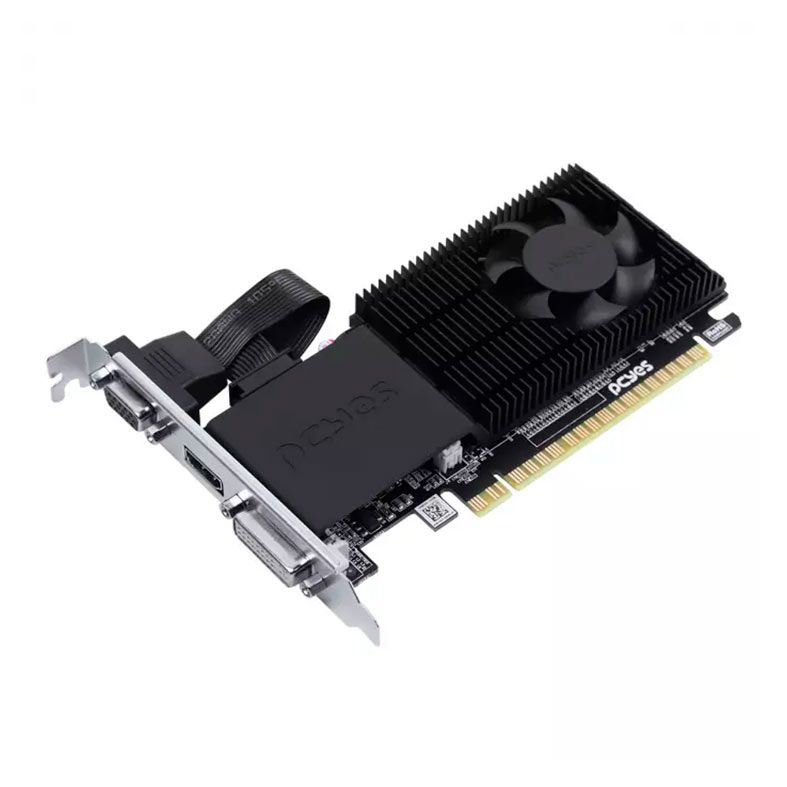 Placa de Video PCYES! Radeon R5 220, 2GB, GDDR3, Low Profile, 64-bit, PPER5DR3LPBR