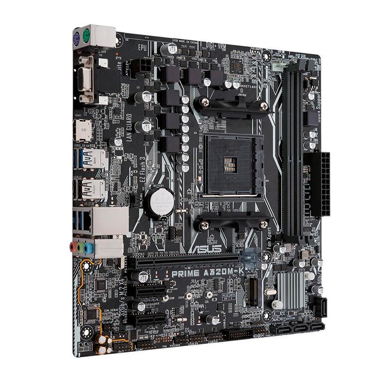 Placa Mae Asus Prime A320M-K/BR DDR4 Socket AM4 Chipset AMD A320