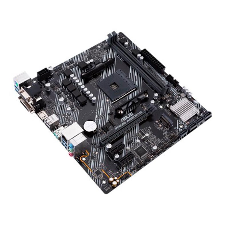 Placa Mae Asus PRIME A520M-E DDR4 Socket AM4 Chipset AMD, PRIME A520M-E